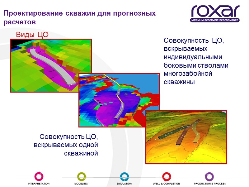 Виды ЦО Совокупность ЦО, вскрываемых одной скважиной Совокупность  ЦО, вскрываемых индивидуальными боковыми стволами